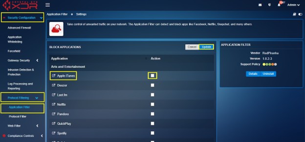 crystal-eye-xdr-application-filter-blocked-application-section